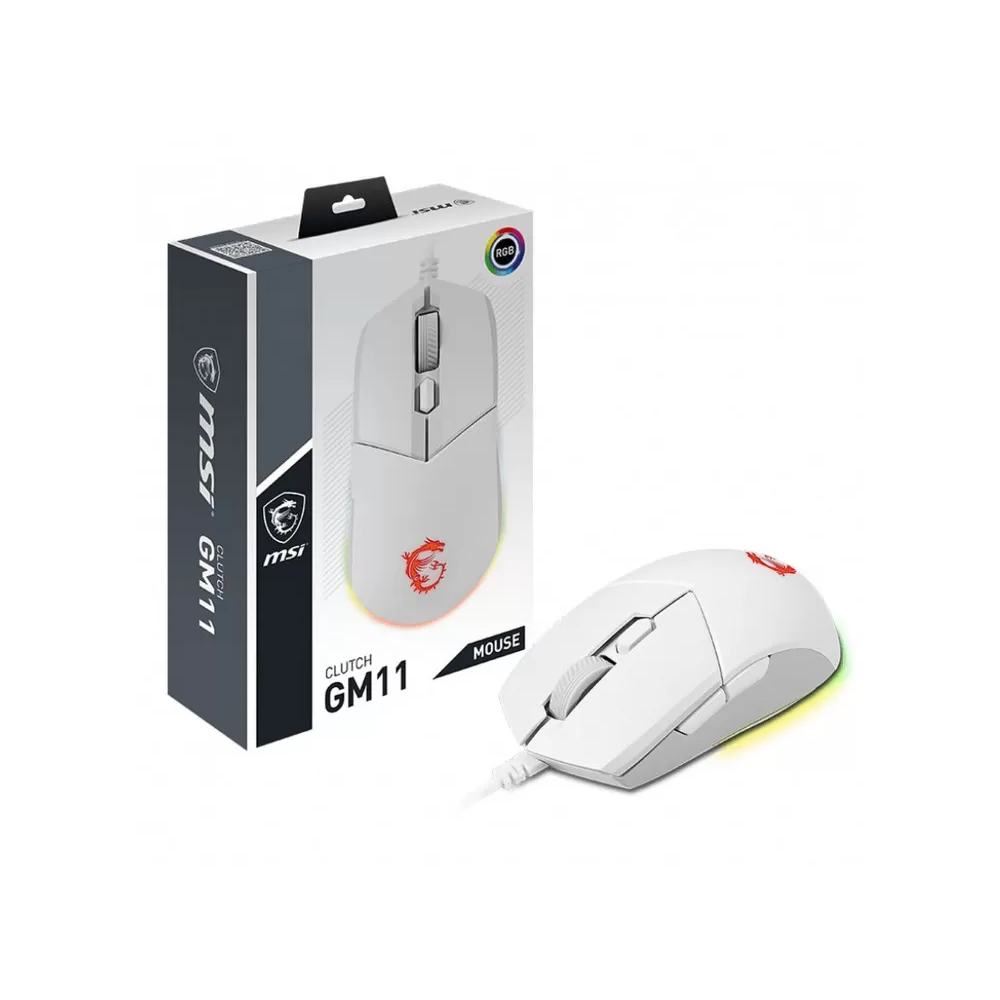 MSI CLUTCH GM11 WHITE-La Halle Informatique-[product_reference]