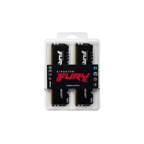 KINGSTON 16G (2x8G) D4 3600Mhz FURY Beast RGB o-La Halle Informatique-[product_reference]