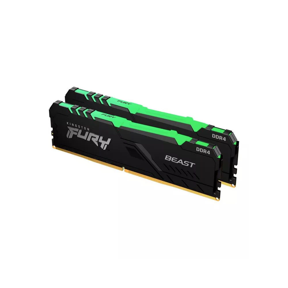 KINGSTON 16G (2x8G) D4 3600Mhz FURY Beast RGB o-La Halle Informatique-[product_reference]