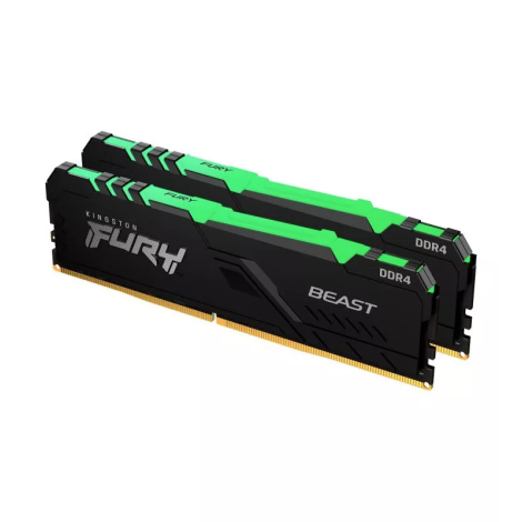 KINGSTON 16G (2x8G) D4 3600Mhz FURY Beast RGB o-La Halle Informatique-[product_reference]