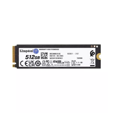 KINGSTON SSD KC3000 512G PCIe 4.0 NVMe M.2 *SKC3000S/512G-La Halle Informatique-[product_reference]