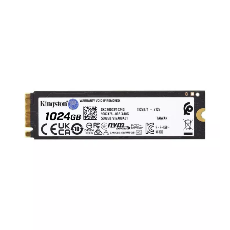 KINGSTON SSD KC3000 1T PCIe 4.0 NVMe M.2 *SKC3000S/1024G-La Halle Informatique-[product_reference]