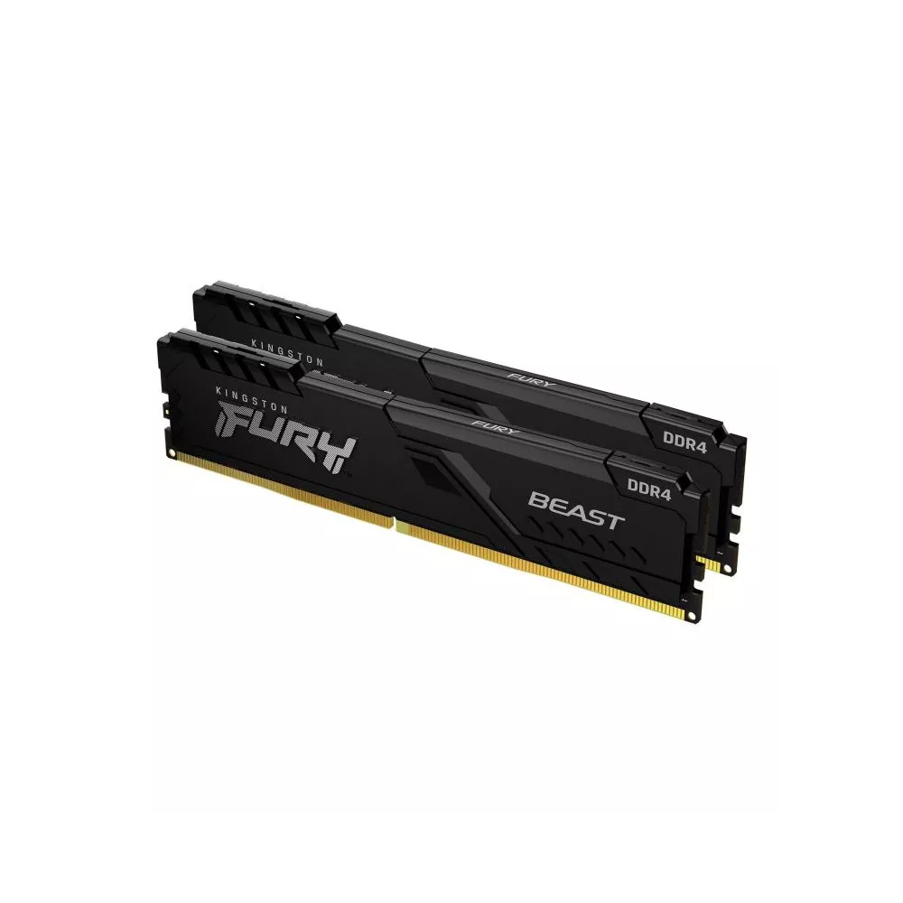 KINGSTON 32G (2x16G) D4 3200Mhz FURY Beast Black-La Halle Informatique-[product_reference]