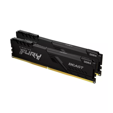 KINGSTON 32G (2x16G) D4 3200Mhz FURY Beast Black-La Halle Informatique-[product_reference]