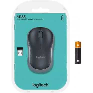 Logitech M185 Sans Fil USB Noir /Gris Retail-La Halle Informatique-[product_reference]