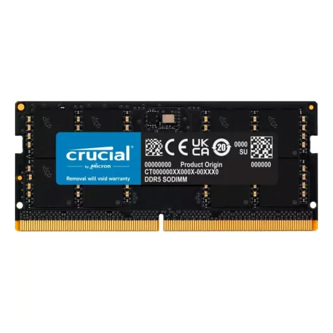 CRUCIAL SODIMM 32G (1x32G) DDR5-4800 *CT32G48C40S5-La Halle Informatique-[product_reference]