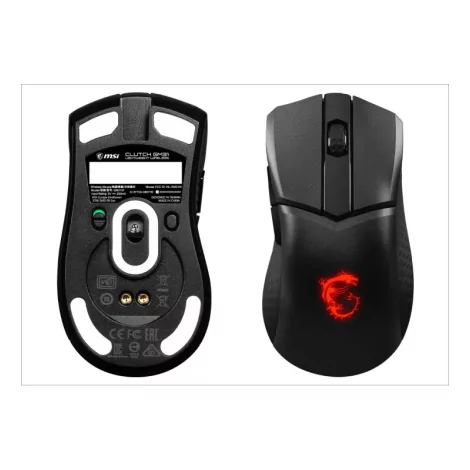 MSI CLUTCH GM31 LIGHTWEIGHT WIRELESS souris Jouer Droitier RF sans fil Optique 12000 DPI-La Halle Informatique-[product_referenc