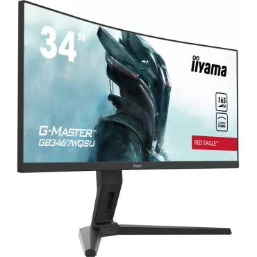 iiyama G-MASTER GB3467WQSU-B5 écran plat de PC 86,4 cm (34") 3440 x 1440 pixels UltraWide Quad HD LED Noir-La Halle Informatique