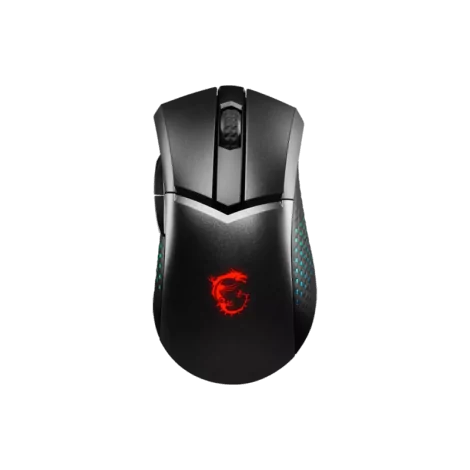 MSI CLUTCH GM51 LIGHTWEIGHT WIRELESS souris Jouer Droitier RF Wireless + Bluetooth + USB Type-C Optique 26000 DPI-La Halle Infor