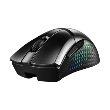 MSI CLUTCH GM51 LIGHTWEIGHT WIRELESS souris Jouer Droitier RF Wireless + Bluetooth + USB Type-C Optique 26000 DPI-La Halle Infor