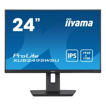 iiyama ProLite XUB2495WSU-B5 écran plat de PC 61,2 cm (24.1") 1920 x 1200 pixels WUXGA LCD Noir-La Halle Informatique-[product_r