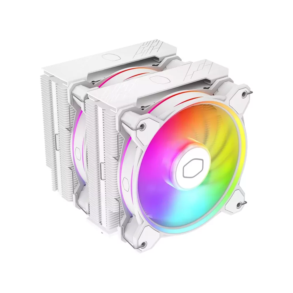 Cooler Master Hyper 622 Halo White Processeur Refroidisseur d'air 12 cm Blanc-La Halle Informatique-[product_reference]