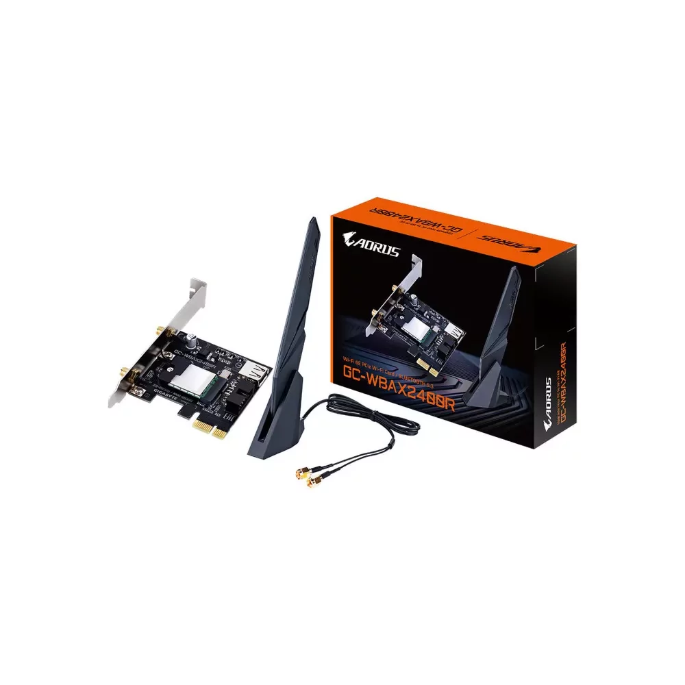 GIGABYTE GC-WBAX2400R carte réseau Interne WLAN / Bluetooth 2400 Mbit/s-La Halle Informatique-[product_reference]