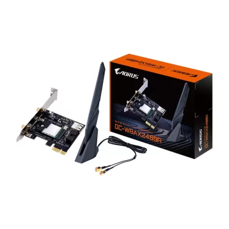 GIGABYTE GC-WBAX2400R carte réseau Interne WLAN / Bluetooth 2400 Mbit/s-La Halle Informatique-[product_reference]