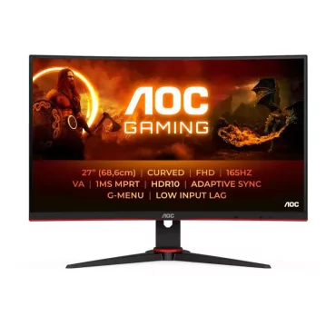 AOC G2 C27G2E/BK écran plat de PC 68,6 cm (27") 1920 x 1080 pixels Noir, Rouge-La Halle Informatique-[product_reference]