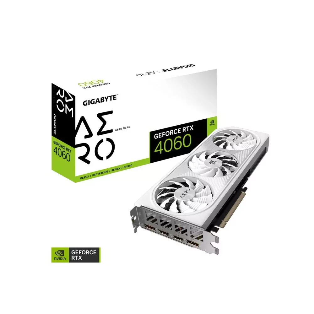 GIGABYTE AERO GeForce RTX 4060 OC 8G NVIDIA 8 Go GDDR6-La Halle Informatique-[product_reference]