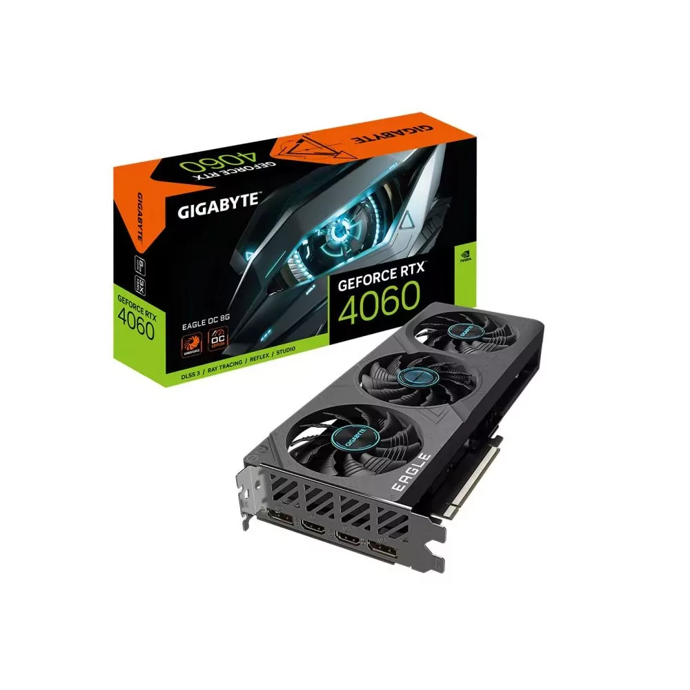 GIGABYTE EAGLE GeForce RTX 4060 OC 8G NVIDIA 8 Go GDDR6-La Halle Informatique-[product_reference]