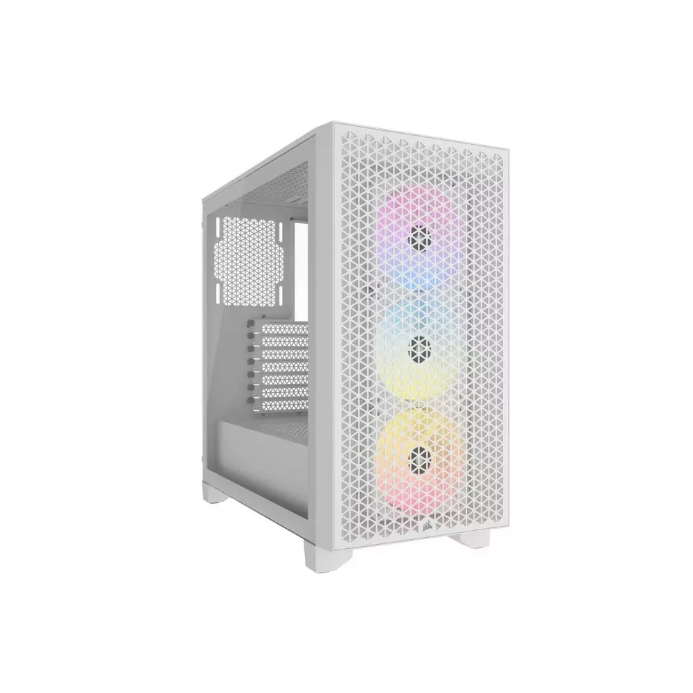 CORSAIR 3000D RGB AIRFLOW TEMPERED GLASS MID-TOWER WHITE-La Halle Informatique-[product_reference]