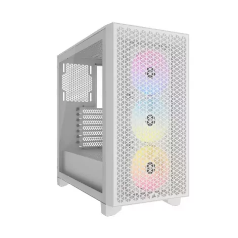 CORSAIR 3000D RGB AIRFLOW TEMPERED GLASS MID-TOWER WHITE-La Halle Informatique-[product_reference]