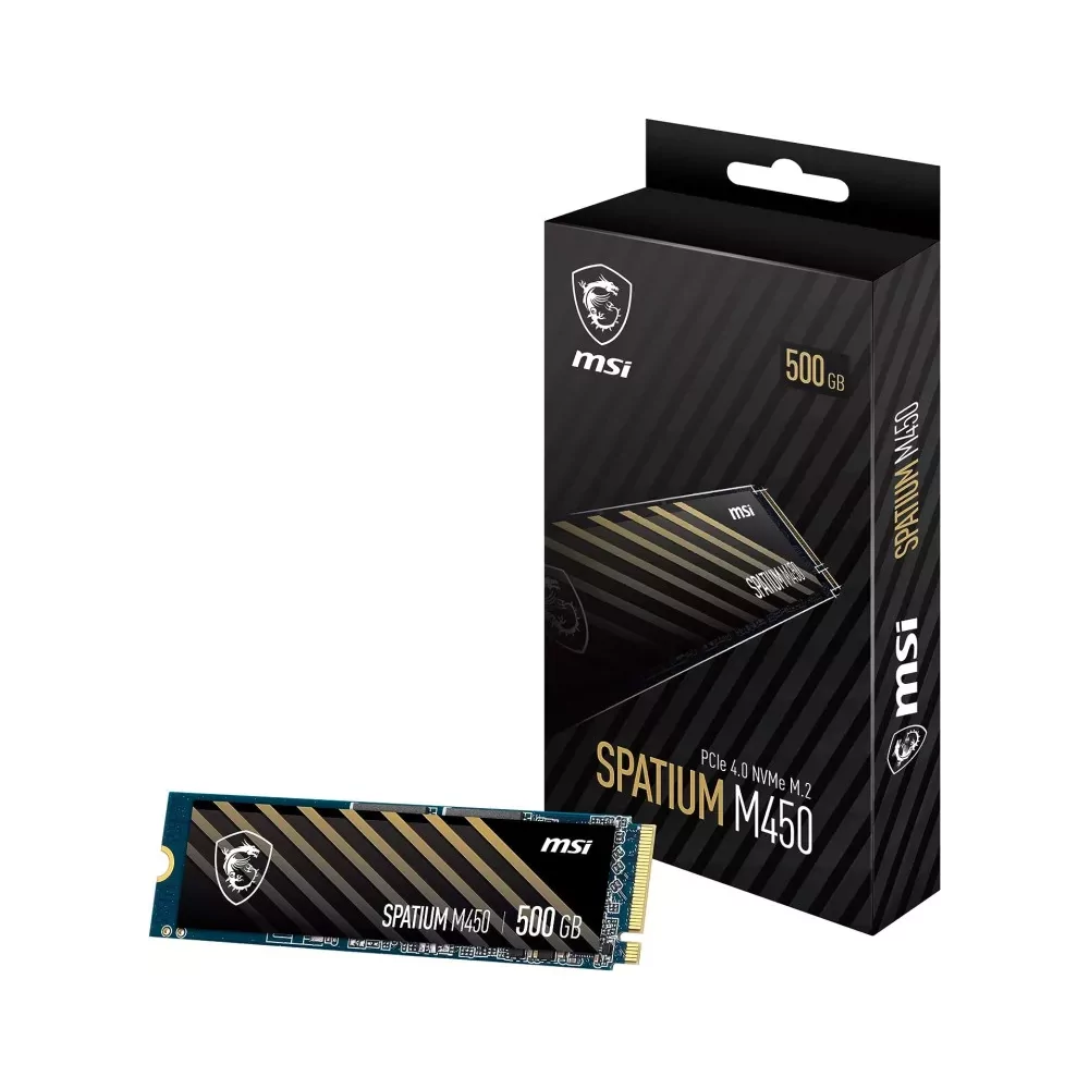 MSI SSD SPATIUM M450 PCIe 4.0 NVMe M.2 1TB-La Halle Informatique-[product_reference]