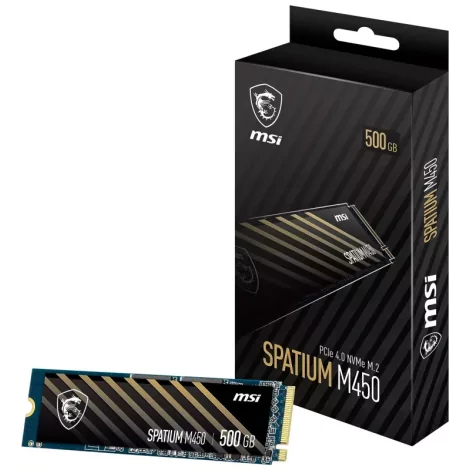 MSI SSD SPATIUM M450 PCIe 4.0 NVMe M.2 1TB-La Halle Informatique-[product_reference]