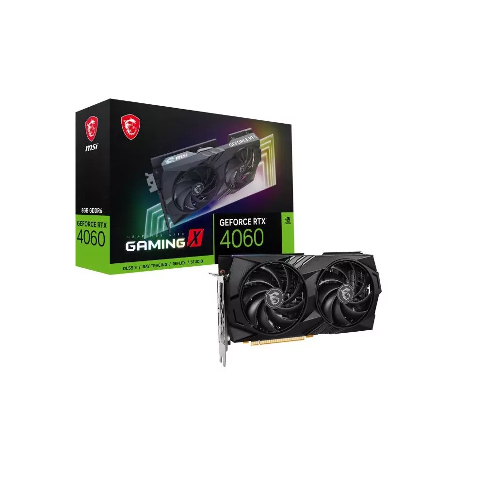 MSI GAMING GEFORCE RTX 4060 X 8G carte graphique NVIDIA 8 Go GDDR6-La Halle Informatique-[product_reference]