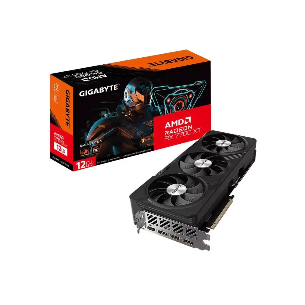 GIGABYTE GAMING Radeon RX 7700 XT OC 12G AMD 12 Go GDDR6-La Halle Informatique-[product_reference]