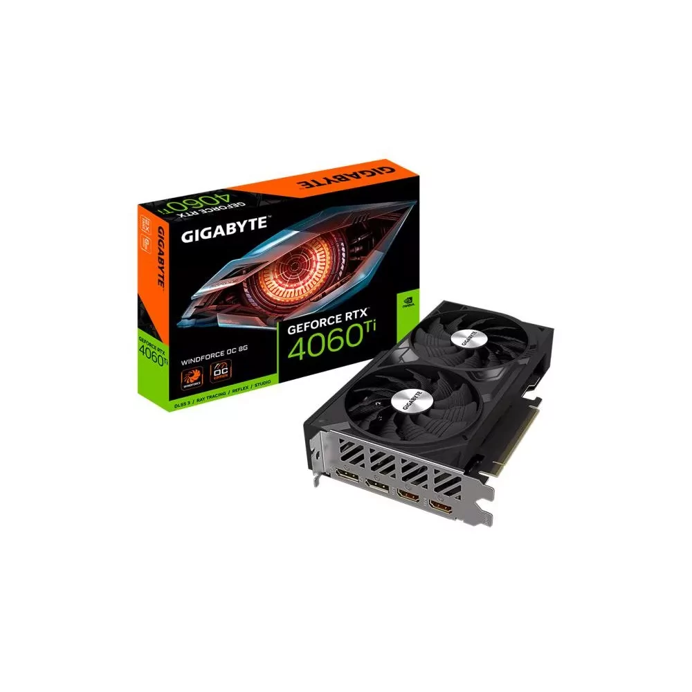 GIGABYTE GeForce RTX 4060 Ti WINDFORCE OC NVIDIA 8 Go GDDR6-La Halle Informatique-[product_reference]