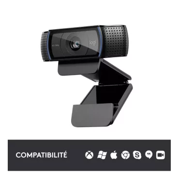 Logitech HD PRO Webcam C920 Refresh Noir *960-001055-La Halle Informatique-[product_reference]