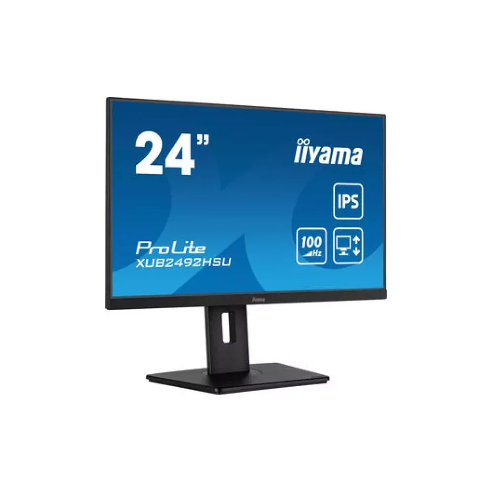 iiyama XUB2492HSU-B6 écran plat de PC 60,5 cm (23.8") 1920 x 1080 pixels Full HD LED Noir-La Halle Informatique-[product_referen