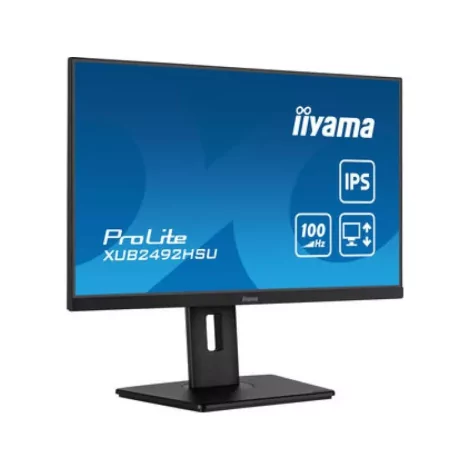 iiyama XUB2492HSU-B6 écran plat de PC 60,5 cm (23.8") 1920 x 1080 pixels Full HD LED Noir-La Halle Informatique-[product_referen