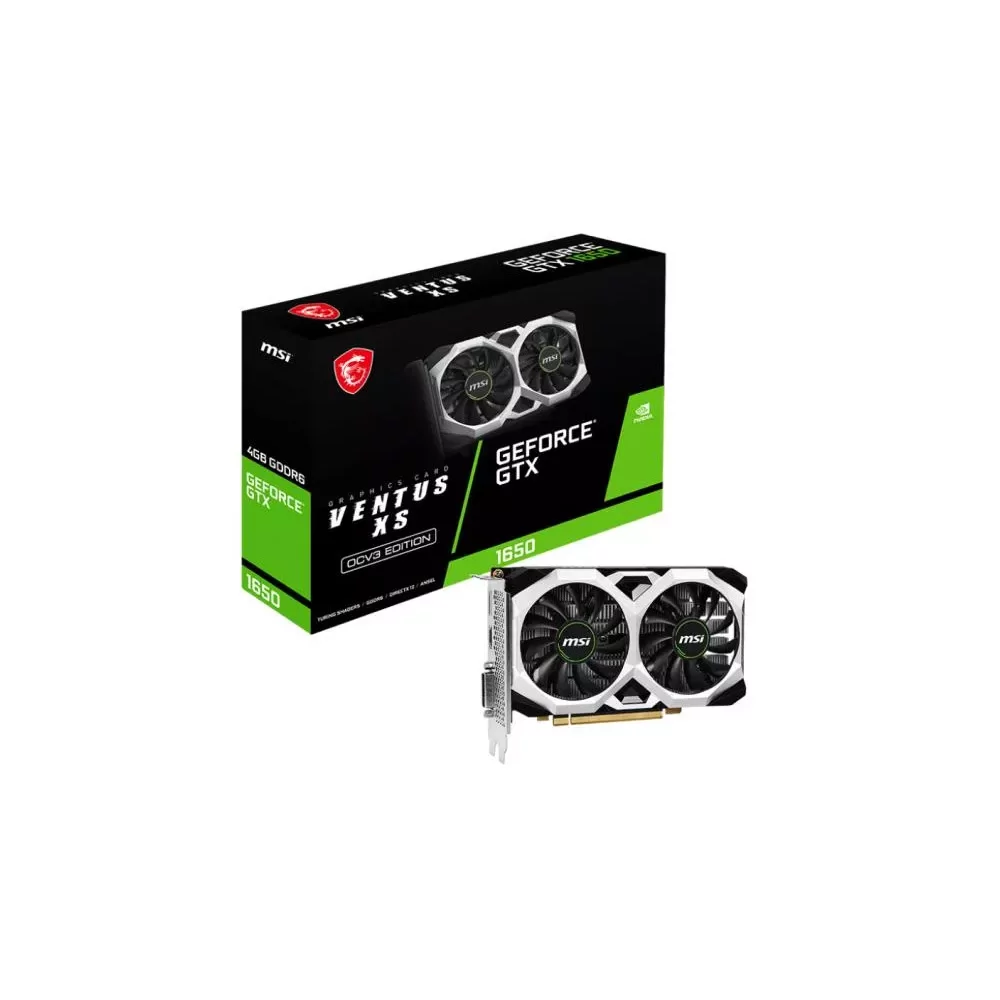 MSI VENTUS GeForce GTX 1650 D6 XS OCV3 NVIDIA 4 Go GDDR6-La Halle Informatique-[product_reference]