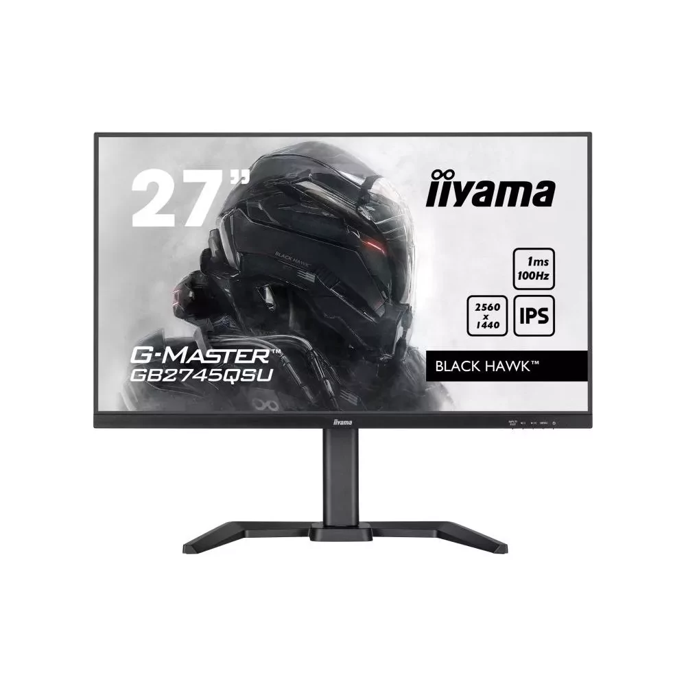 iiyama G-MASTER GB2745QSU-B1 écran plat de PC 68,6 cm (27") 2560 x 1440 pixels 2K Ultra HD LED Noir-La Halle Informatique-[produ