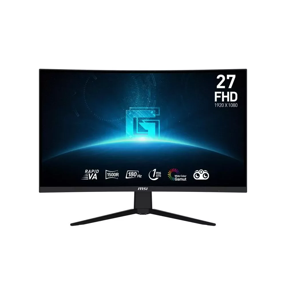 MSI G27C3F écran plat de PC 68,6 cm (27") 1920 x 1080 pixels Full HD LCD Noir-La Halle Informatique-[product_reference]