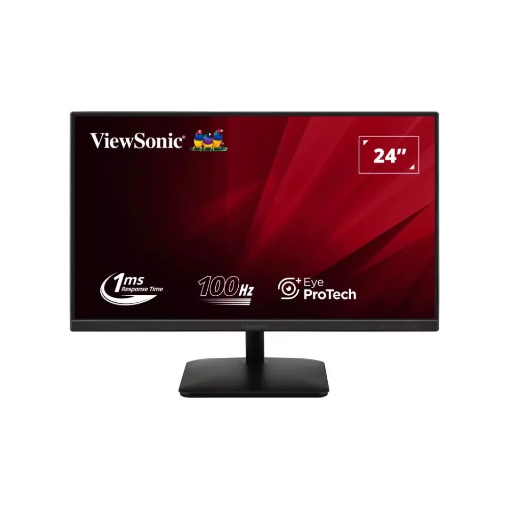 Viewsonic VA2408-MHDB écran plat de PC 61 cm (24") 1920 x 1080 pixels Full HD LED Noir-La Halle Informatique-[product_reference]