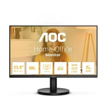 AOC 24B3CA2 écran plat de PC 60,5 cm (23.8") 1920 x 1080 pixels Full HD LED Noir-La Halle Informatique-[product_reference]