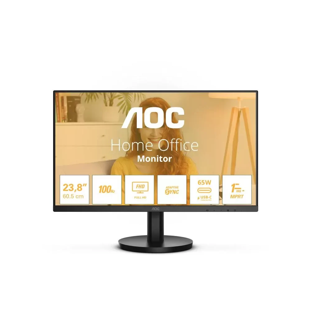 AOC 24B3CA2 écran plat de PC 60,5 cm (23.8") 1920 x 1080 pixels Full HD LED Noir-La Halle Informatique-[product_reference]