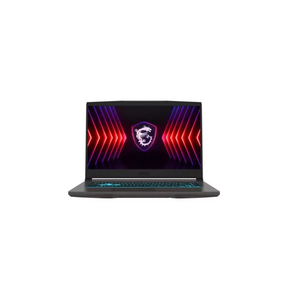 MSI Thin 15 B12UC-1234XFR Intel® Core? i5 i5-12450H Ordinateur portable 39,6 cm (15.6") Full HD 16 Go DDR4-SDRAM 512 Go SSD NVID