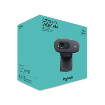 Logitech C270 HD webcam 3 MP 1280 x 720 pixels USB 2.0 Noir-La Halle Informatique-[product_reference]