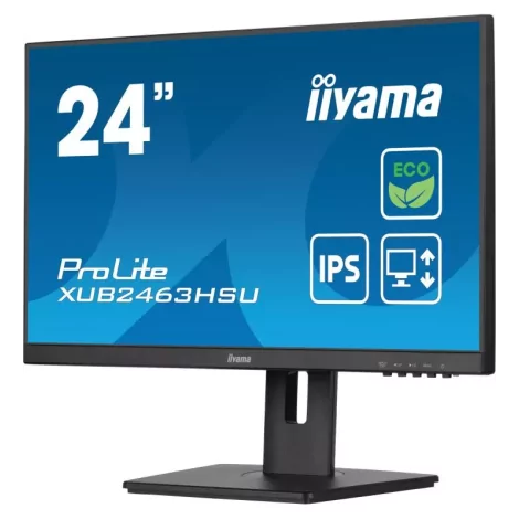 iiyama ProLite XUB2463HSU-B1 écran plat de PC 61 cm (24") 1920 x 1080 pixels Full HD LED Noir-La Halle Informatique-[product_ref