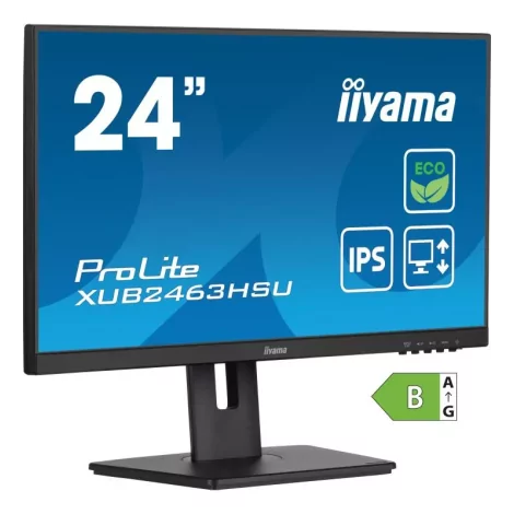 iiyama ProLite XUB2463HSU-B1 écran plat de PC 61 cm (24") 1920 x 1080 pixels Full HD LED Noir-La Halle Informatique-[product_ref