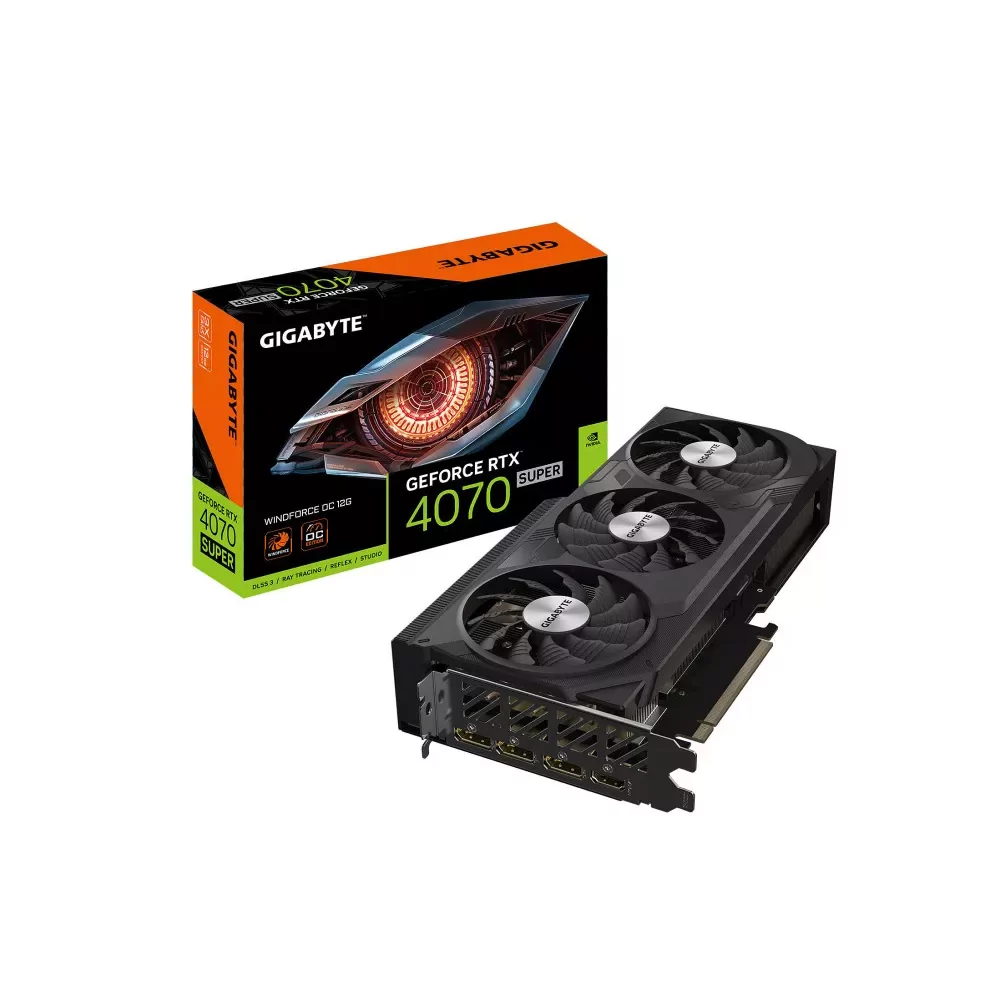 GIGABYTE GeForce RTX 4070 SUPER WINDFORCE OC 12G NVIDIA 12 Go GDDR6X-La Halle Informatique-[product_reference]