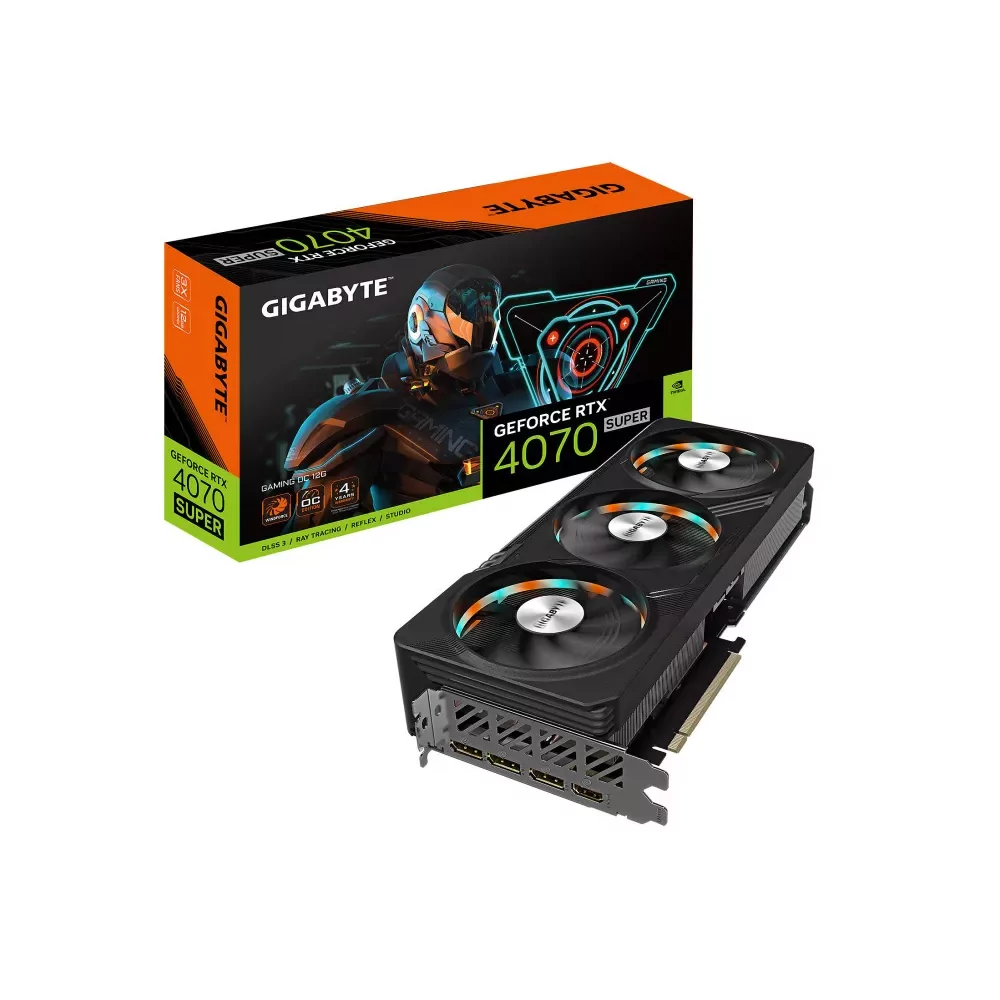 GIGABYTE GAMING GeForce RTX 4070 SUPER OC 12G NVIDIA 12 Go GDDR6X-La Halle Informatique-[product_reference]