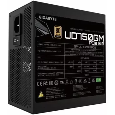 GIGABYTE 750W - GP-UD750GM PG5 - 80+ Gold o-La Halle Informatique-[product_reference]