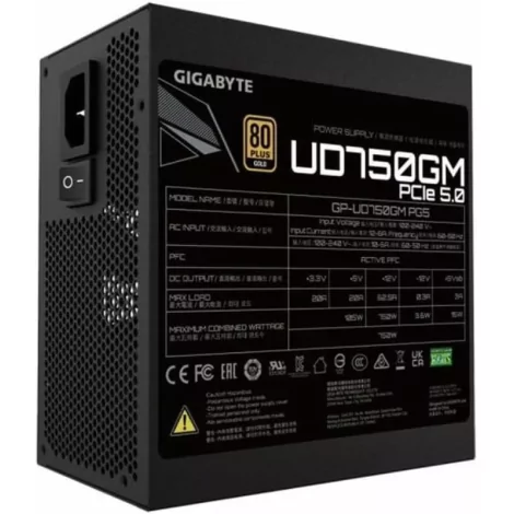 GIGABYTE 750W - GP-UD750GM PG5 - 80+ Gold o-La Halle Informatique-[product_reference]