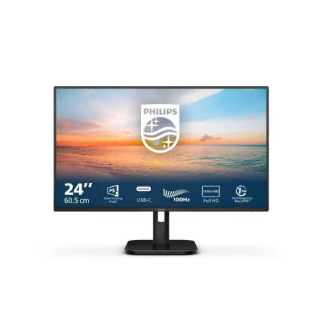 Philips 1000 series 24E1N1300A/00 écran plat de PC 60,5 cm (23.8") 1920 x 1080 pixels Full HD LCD Noir-La Halle Informatique-[pr