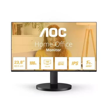 AOC 24B3HA2 écran plat de PC 60,5 cm (23.8") 1920 x 1080 pixels Full HD LED Noir-La Halle Informatique-[product_reference]