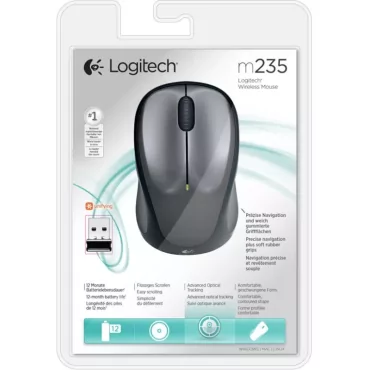 Logitech M235 souris Bureau Ambidextre RF sans fil Optique 1000 DPI-La Halle Informatique-[product_reference]