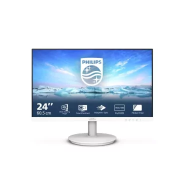 Philips V Line 241V8AW/00 LED display 60,5 cm (23.8") 1920 x 1080 pixels Full HD LCD Blanc-La Halle Informatique-[product_refere