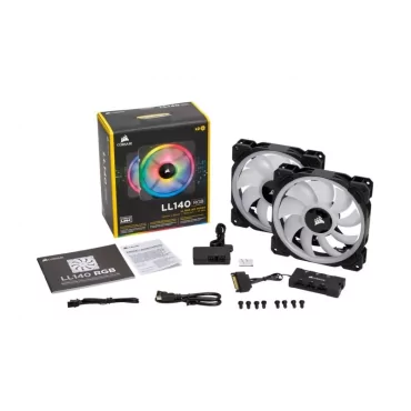 CORSAIR LL140 Pro LED RGB 140mm Pack de 2-La Halle Informatique-[product_reference]